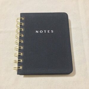 Mini Cloth Spiral Notebook